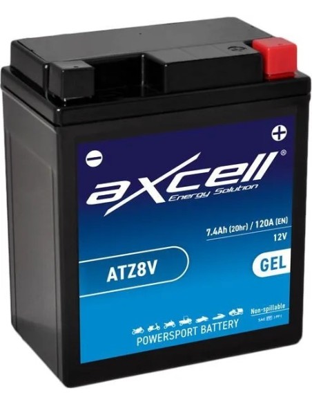 Batería moto Axcell GEL ATZ8V