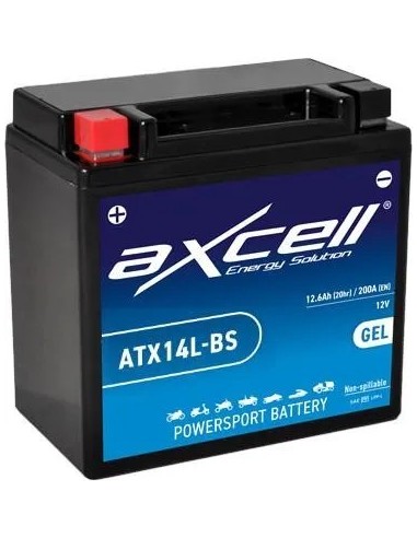Batería moto Axcell GEL ATX14L-BS