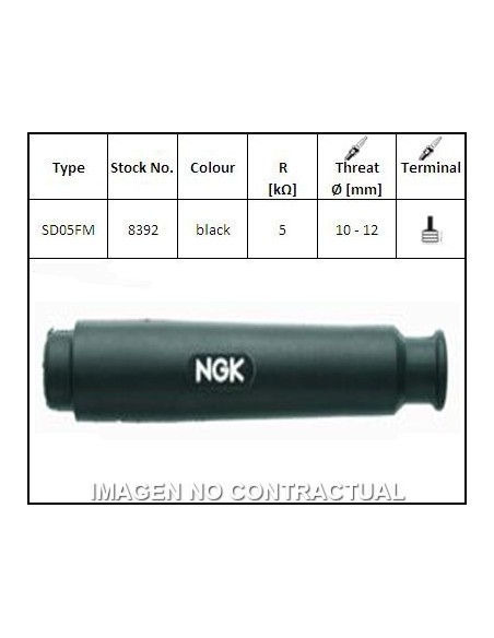 Pipa de Bujía NGK SD05FM