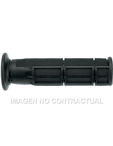 Puños Domino ATV Negros Cerrados D 22 mm L 125 mm
