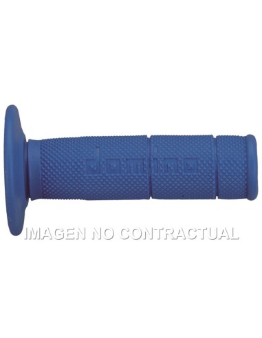 Puños Domino OFF Road Azules Cerrados D 22 mm L 118 mm
