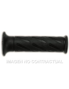 Puños Domino On Road Negros Suzuki abiertos D 22 mm L 124 mm/Izquierda y 118 mm/Derecha