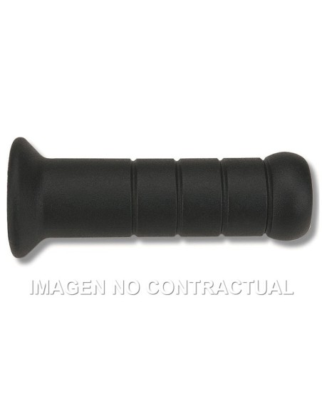 Puños Domino Scooter PVC Negros Cerrados D 22 mm L 122 mm