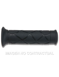 Puños Domino Scooter PVC Negros Abiertos D 22 mm L 120 mm