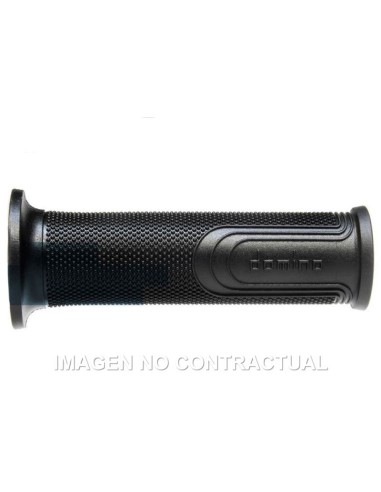 Puños Domino On Road Style Negro Abiertos D 22 mm L 120mm