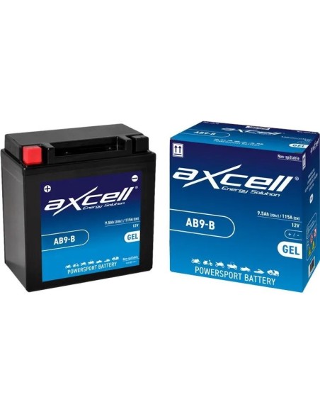 Batería moto Axcell GEL AB9-B