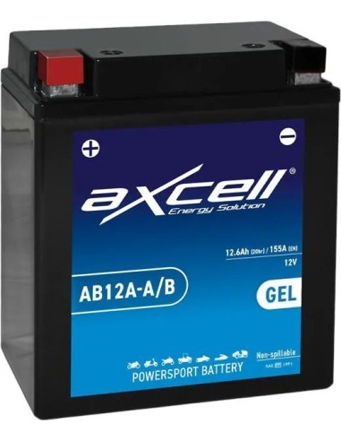 Batería de Gel para moto Axcell AB12A-AB