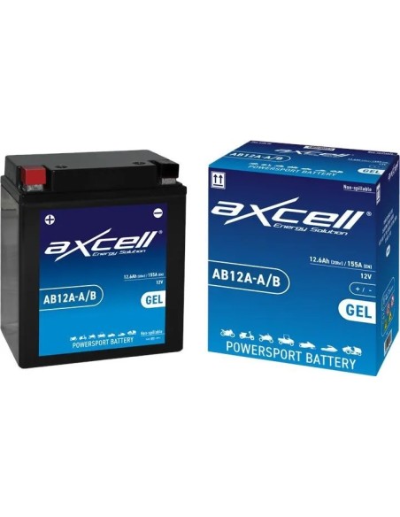 Batería de Gel para moto Axcell AB12A-AB