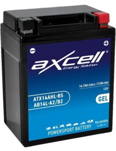 Batería moto Axcell GEL ATX14AHL-BSAB14L-A2B2