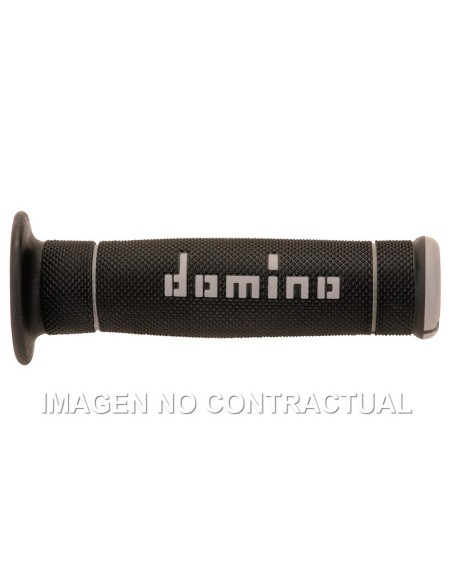 Puños Domino Trial Negro - Gris Cerrados D 22 mm L 125 mm
