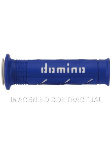 Puños Domino XM2 Super soft Azul - Blanco Abiertos D 22 mm L 120-125 mm