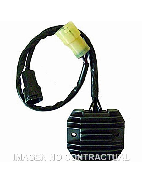 Regulador Japonés SH650-12 - 12V - Trifase - CC - 7 Cables - 2 Conectores Redondos