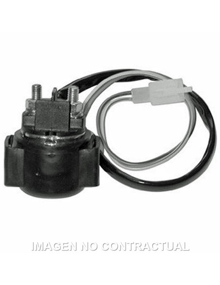 Rele arranque Kymco 125/150/200/250/300 12V/100A - 2 Fastons - 2 cables con conector