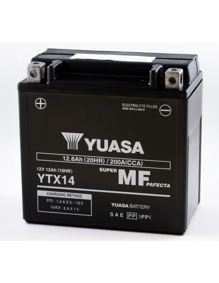 Batería Yuasa MF 12.6Ah WC - YTX14