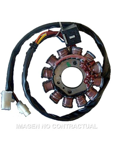Stator Ducati 12 Polos con pick-up 2 cables 140W (Motor Aprilia 50 DI-TECH)