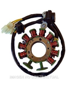 Stator SGR Trifase 11 Polos con pick-up externo (Motor Kymco 125/200 4T Carburador)
