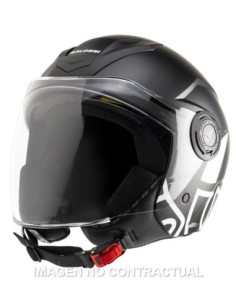 CASCO MALOSSI JET BLANCO TALLA L