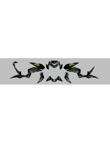 Kit Deco UP Maximize Negro-Verde Kawasaki Z750
