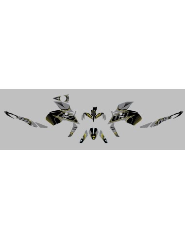 Kit Deco UP Maximize Gris-Amarillo Yamaha MT09