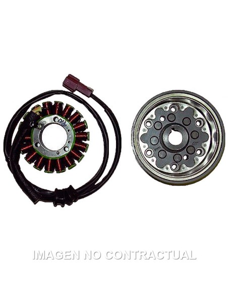 Volante Magnético 18 Polos 12V 370W Motor Piaggio