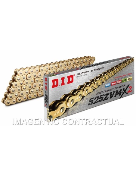 Cadena DID 525 ZVM-X2 (G&G) x 114 R