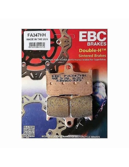 pastillas de freno sintetizada ebc fa347hh