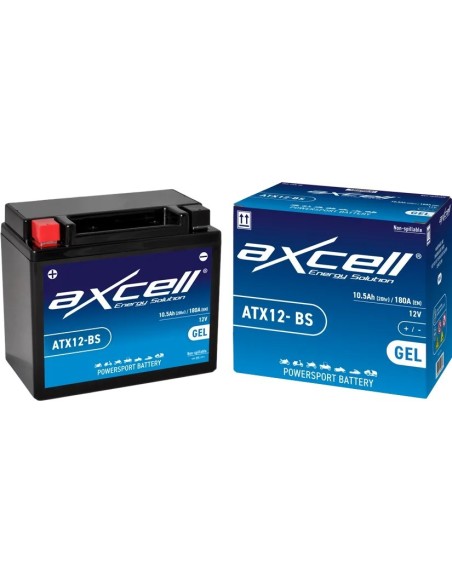 bateria de gel para moto axcell atx12 bs ytx12bs
