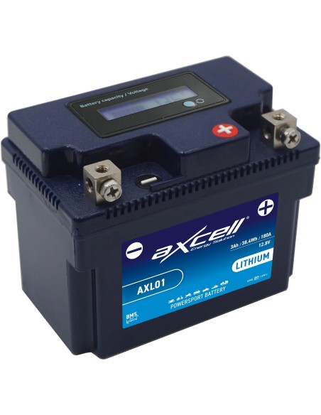 bateria de litio para moto axcell axl01 ytx4l ytx5l ytx7l yb4lb ytz5s ytz6s ytz7s