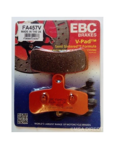 pastilla de freno ebc fa457v compuesto semi sinterizado v