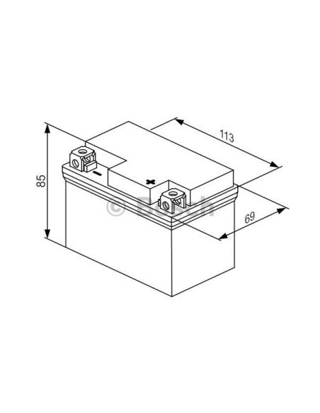 bateria de litio bosch para moto ltx7l bs ytx7l bs