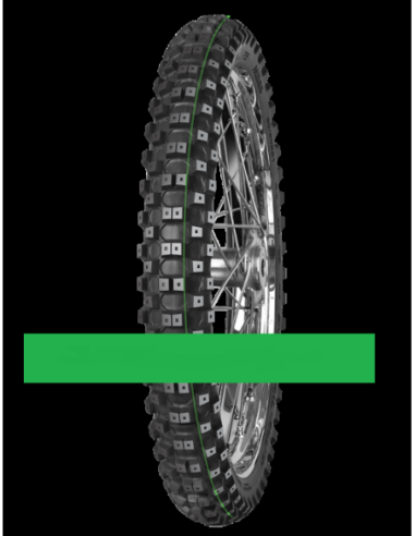 MITAS 90/90 B21 54R ENDURO TRAIL-RALLY SUPER LIGHT  MH TT (Raya verde) M+S