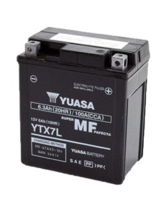Batería Yuasa YTX7L-WC Precargada