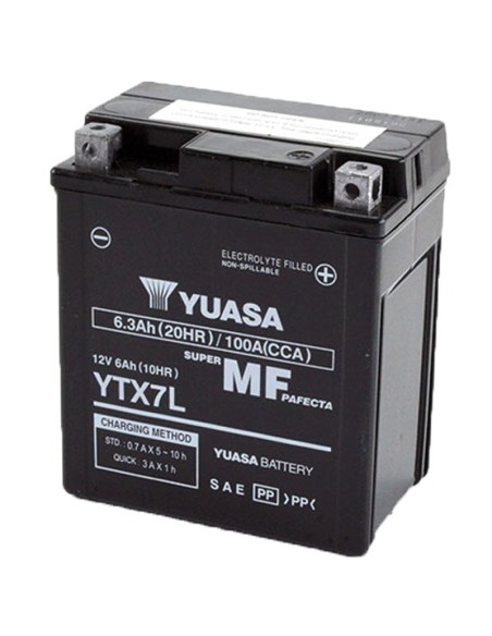 Batería Yuasa YTX7L-WC Precargada