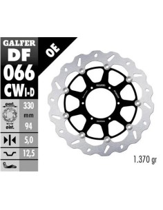 disco freno moto flotante galfer wave 330x5m df066