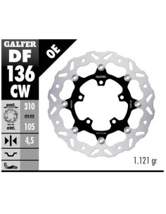 disco freno moto galfer flotante wave completo 310