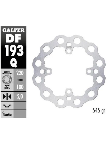 disco freno moto moto fijo galfer qubic 220x5mm df