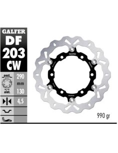 disco freno moto galfer flotante wave completo 290