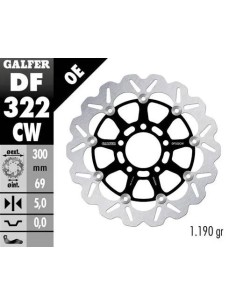 disco freno moto galfer flotante wave completo 300