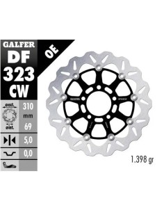 disco freno moto galfer flotante wave completo 310