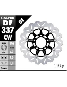 disco freno moto galfer flotante wave completo 290