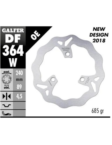 disco freno suzuki burgman 125 200 delantero trasero df364w
