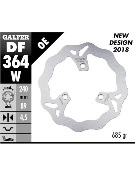 disco freno suzuki burgman 125 200 delantero trasero df364w
