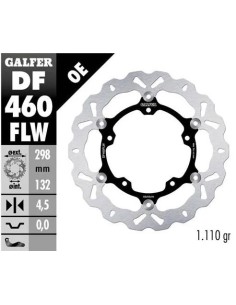 disco freno moto galfer wave flotante 298x4 5mm df