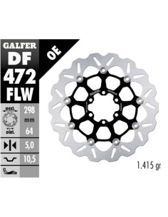 disco freno moto galfer wave flotante 298x5mm df47