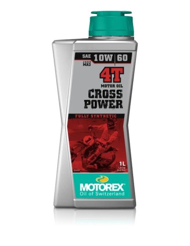 aceite moto motorex cross power 4t 10w60 1l mt070h004t