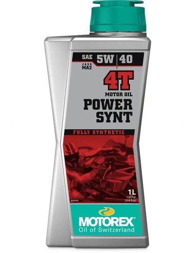 aceite moto motorex power synt 4t 5w40 1l mt060h004t