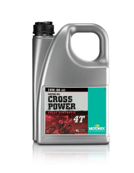 aceite moto motorex cross power 4t 10w60 4l mt070i004t