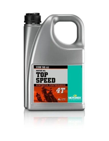 aceite moto motorex top speed 4t 15w50 4l mt062i004t