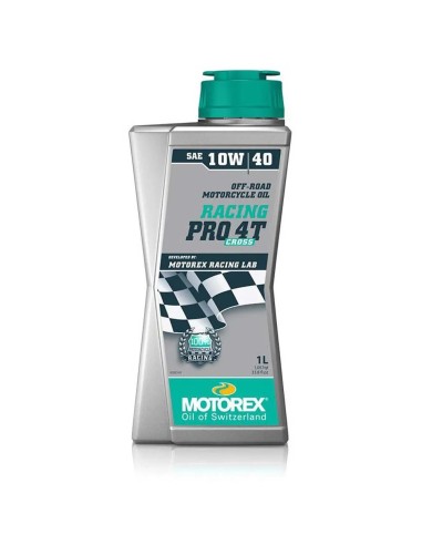aceite moto motorex racing pro 4t 0w 40 1l mt021h004t