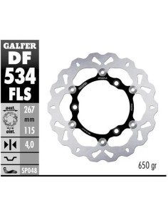 disco freno moto galfer wave flotante 267x4mm df53
